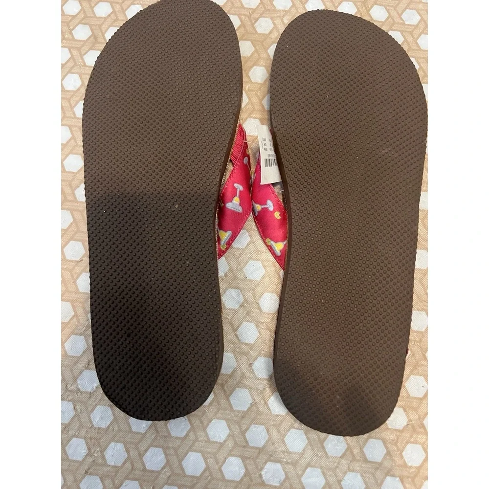 J Crew Basket Weave Insole Flip Flop Sandals Size 9 Martinez